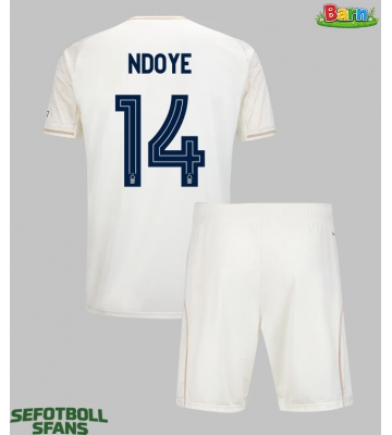 Nottingham Forest Dan Ndoye #14 Bortaställ Barn 2025-26 Kortärmad (+ Korta byxor)